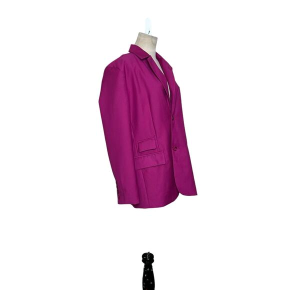 TwoTwinStyle fuchsia two button blazer size Large - Picture 8 of 12
